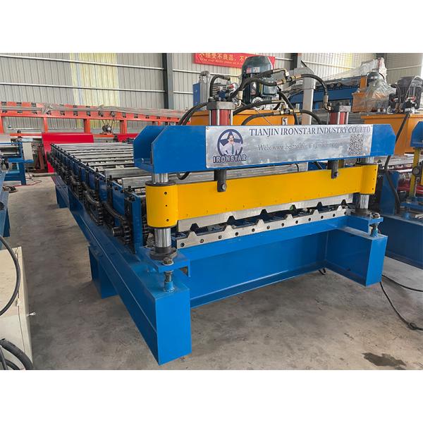 “1000mm Effective Width Metal Roof Panel Cold Roll Forming Machine For GI PPGI Color Steel Coil”