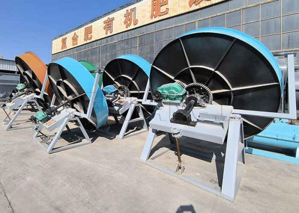 ベントナイト猫砂顆粒製造用湿式ディスク造粒機