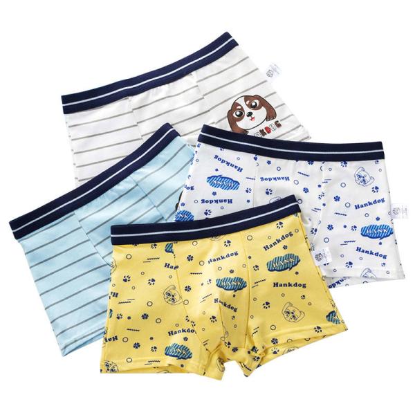 XXL 4xl Cotton Loose Fit Boxer Shorts Cartoon Print For Primary School Boy