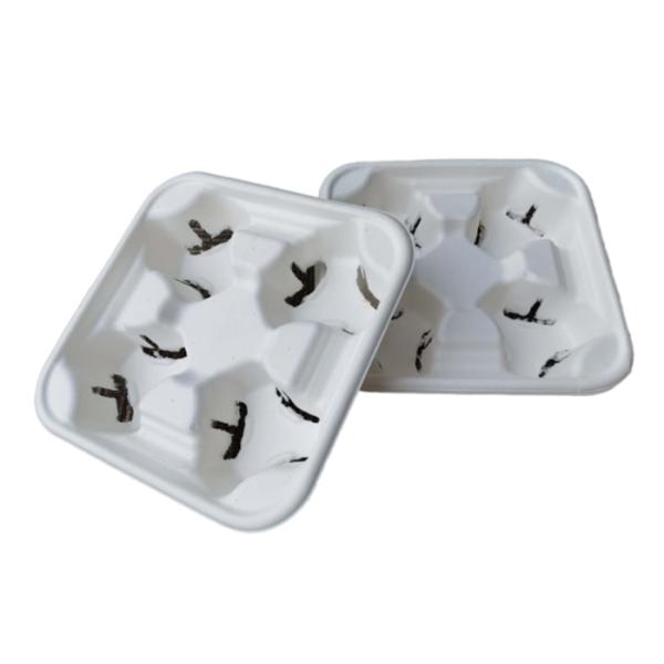 Чашки и крышки сахарного тростника Biodegradable