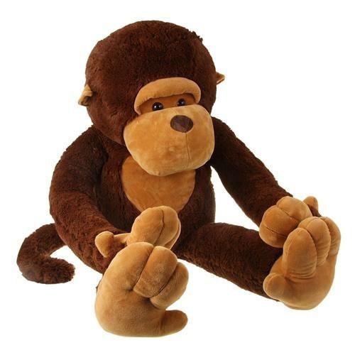 Brown Long hand Monkey Soft Toy Plush Toy