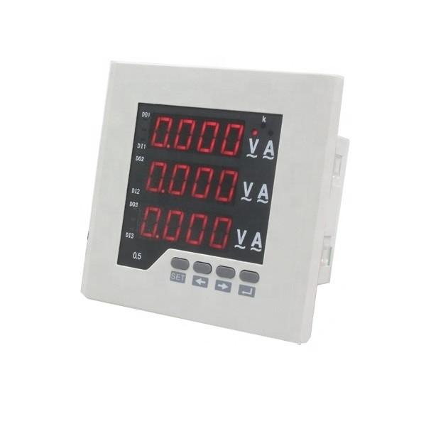 Intelligent Digital Square mini Multi-function monitoring amp volt meter