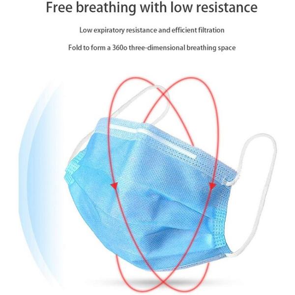 Personal Cover Reusable 175*95mm Disposable Face Mask