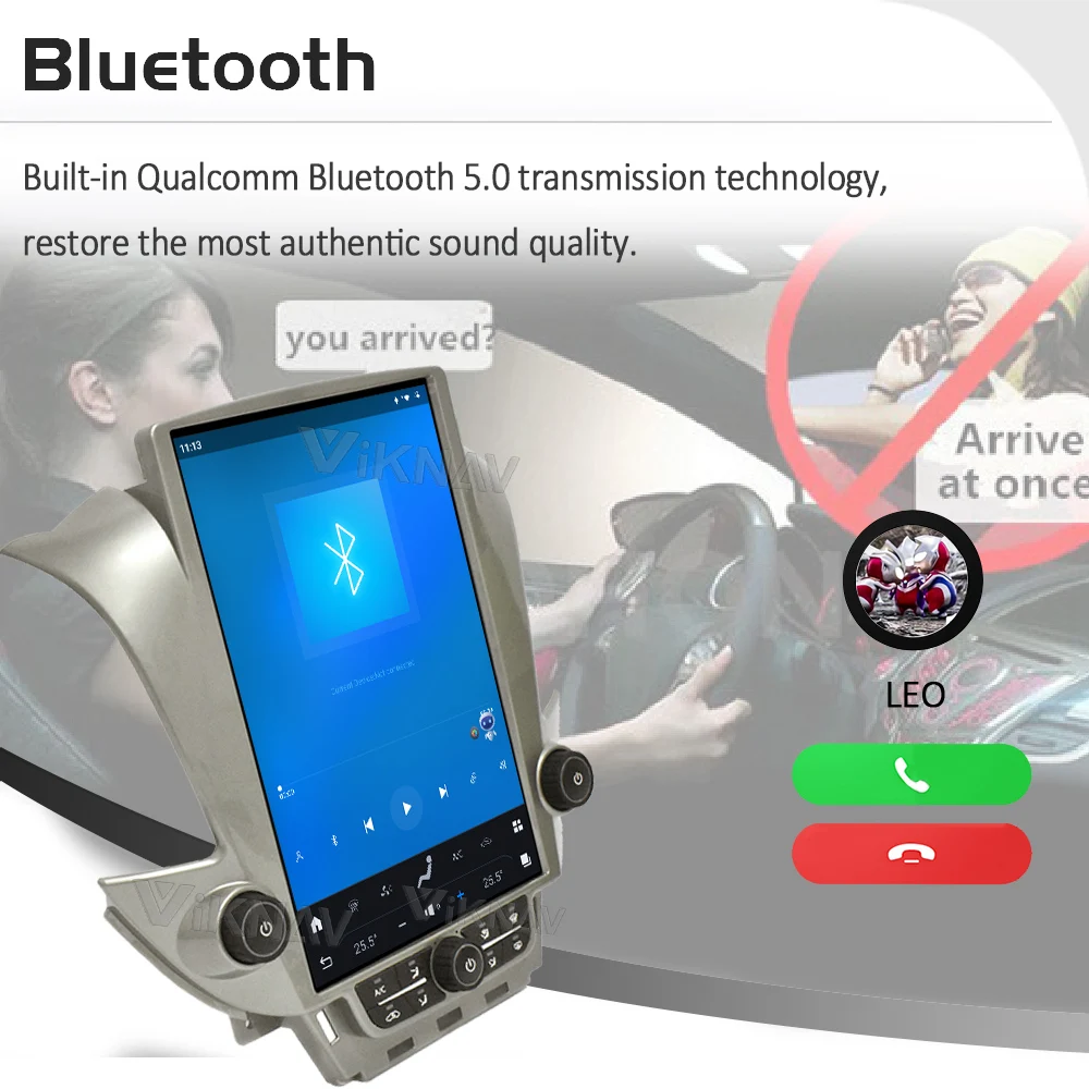 Авторадио для Chevroler Suburban Tahoe GMC Yukon (2014-2020) 14,5 дюйма Android 13 Мультимедийный навигационный плеер GPS
