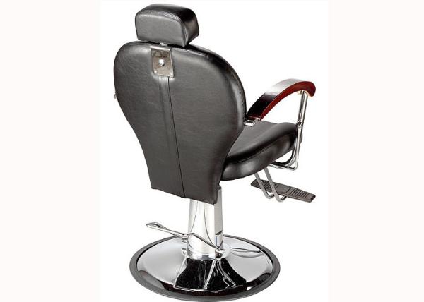 WT-3201 Black Professional Hair Styling Chair chrome armrest with wood for beauty hair salon