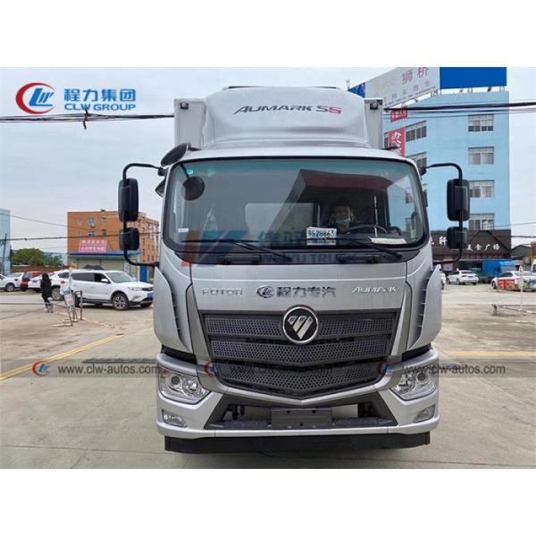 Foton 10 toneladas de los mariscos del transporte del refrigerador de camión de la caja