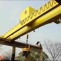 Tipo de 50 toneladas planta de aço Crane With Rotary Magnet do QC da viga do dobro