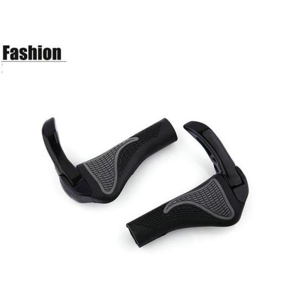 New Design Bicylce MTB bike TPR Rubber&Alloy Sheep Angle Grips Ergonomic Components Bar End Handlebars Push On Soft Grip