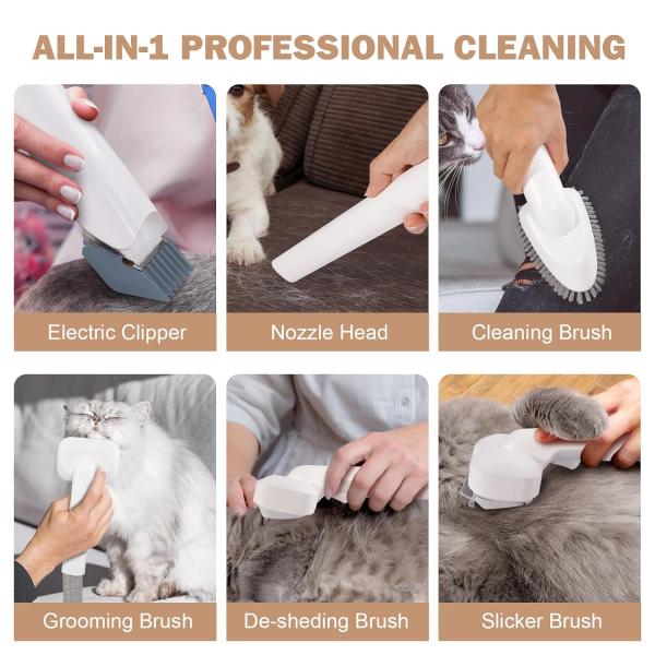 65 дБ шума домашний комплект для ухода за домашними животными с электрическим вакуумным очистителем для волос домашних животных на 110-220 В