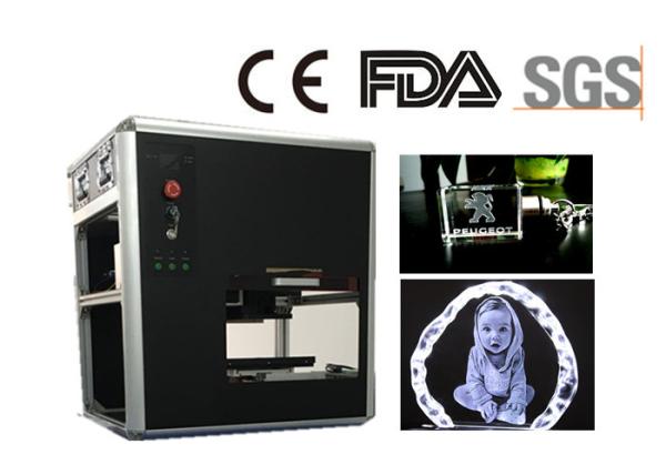 Air Cooling Subsurface Laser Engraving Machine , Start Level 3D Glass Engraving Unit