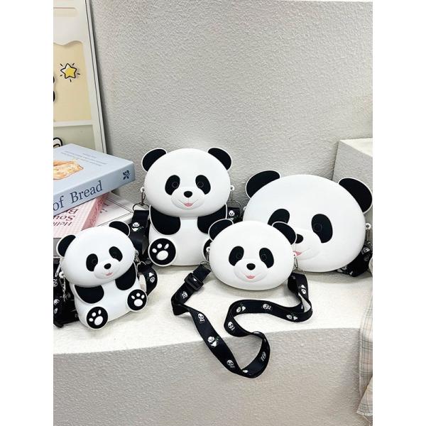 Panda прочный силиконовый карандаш для детей кроссбоди сумочка плечевая сумочка монета кошелек сумка портфель макияж сумка для хранения