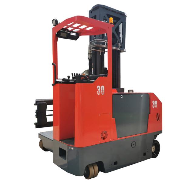 AC motor stand-on max lifting height 8m 4 way 3t electric forklift truck suitable for very narrow aisle