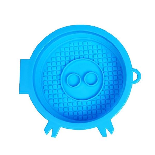 Outdoor Portable Folding Bowl Sucker Licking Pad Slow Food Bowl Dog Basin Silicone Pet Bowl Dog Bowl