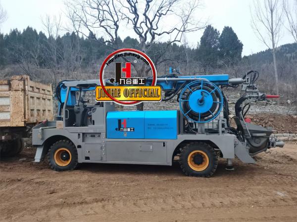 Wet Concrete Spraying Trolley,Tunnel Use Concrete Wet Spray Truck Building Machine Spray Machine