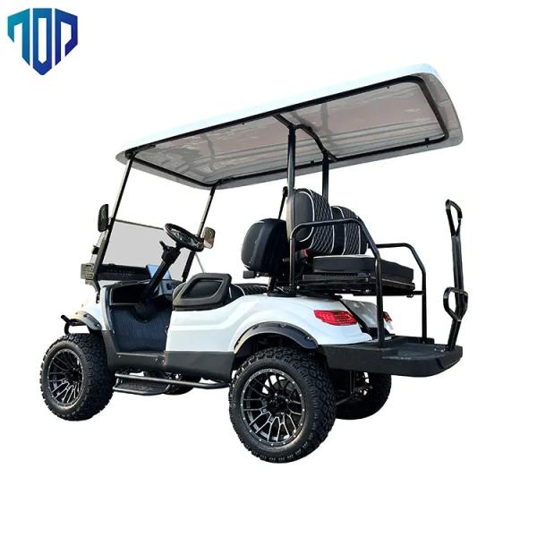 Custom 4x4 Off Road Electric Golf Car With 80km Driving Range