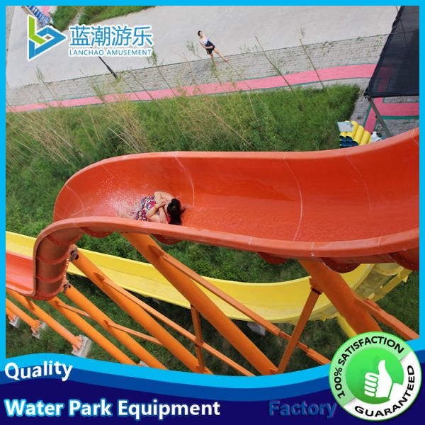 Large Adult Competition Water Park Slide Manufacturer From Guangzhou China
