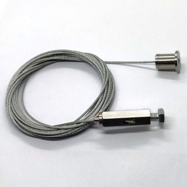 Kit de suspension d'éclairage LED en acier inoxydable pour panneaux lumineux