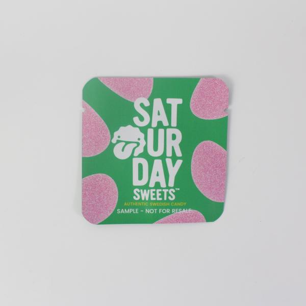 Digital Print Heat Seal Snack Packaging Bags For Candy 3 Side Seal