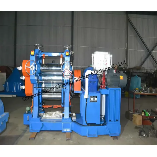 Long Life Four Roll Rubber Sheet Calendering Plant