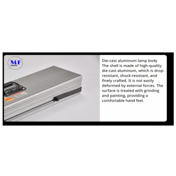 Industrial-Grade 300W 50~110mm Height-Adjustable Frame IP43 Rated UV LED Curing Lamp for Wallboard Tile 3D Printing Mass Production