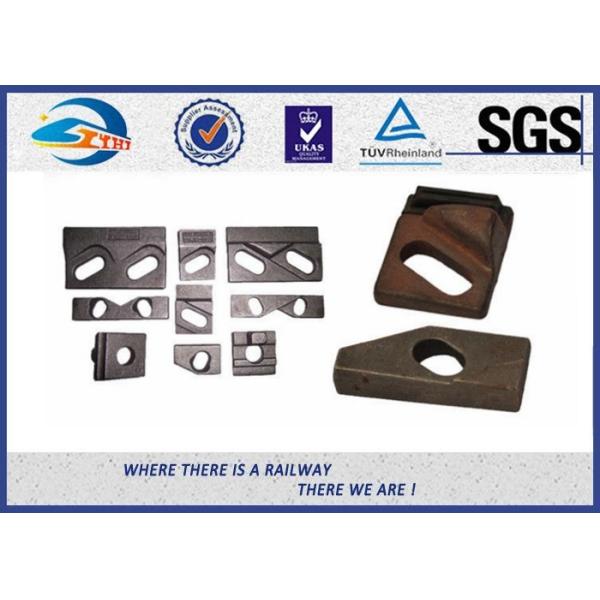 Plain Color Carbon Steel Elastic Rail Clips / Crane Clip Cast Iron