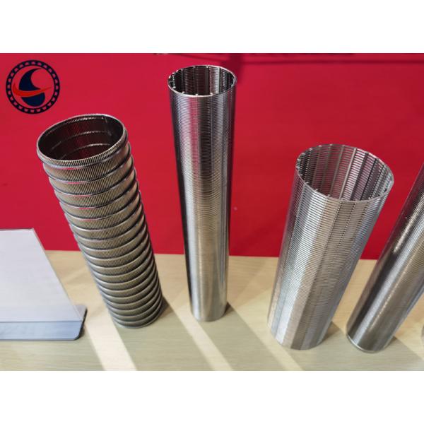 Id40mm Stainless Steel Profile Wet Dry Separator Od48mm Vee Wire Screen Filter