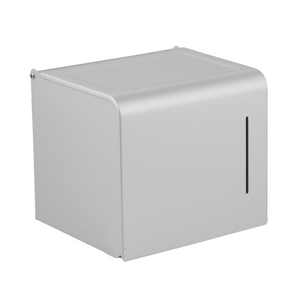 Modern Design Wall Mounted Toilet Paper Holder in Aluminum Gun Gray for Roll Paper