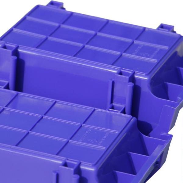 Mftlong X7 | Warehouse Hardware Storage Box Shelf Storage Bins Picking Stackable Stacking Hanging Plastic 600*400*220mm 4 Pcs