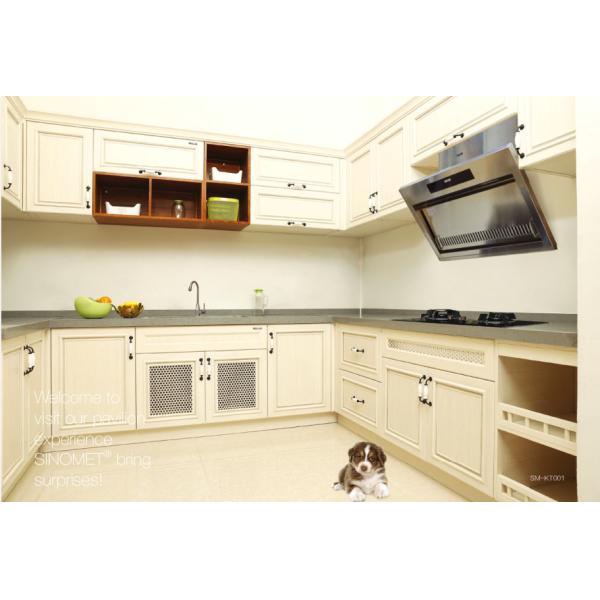 Solid Surface Aluminum Storage Cabinet Durable Aluminum Kitchen Cabinet
