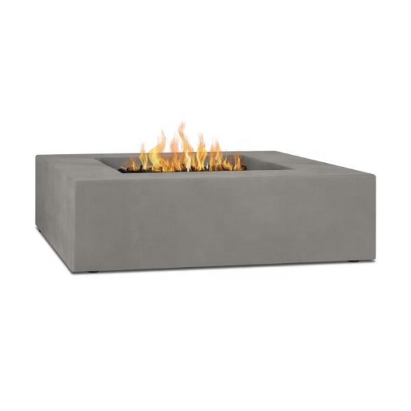 Modern Concrete Propane Outdoor Natural Gas Firepit For All Season
