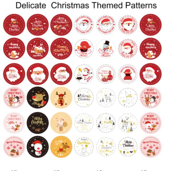 Стикеры винила веселого рождества PVC крена ярлыка цвета Pantone липкие