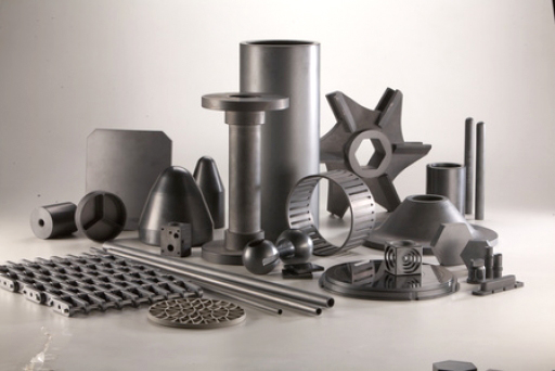 Черный Sic Клетка Керамика Рефракторные плитки Плиты Износ 1600C кислотоустойчивый Кремниевый карбид