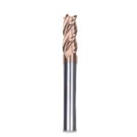 12*30*12*75 TiAISiN recubierto con 4 flautas planas de carburo de acabado cuadrado para el molino de acero al carbono aleación de acero fundido Diámetro de corte de hierro 12 mm