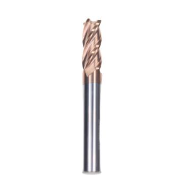 12*30*12*75 TiAISiN Coated 4 Flat Flutes Carbide Square End Mill for Carbon Steel Alloy Steel Cast Iron Cut Diameter 12mm