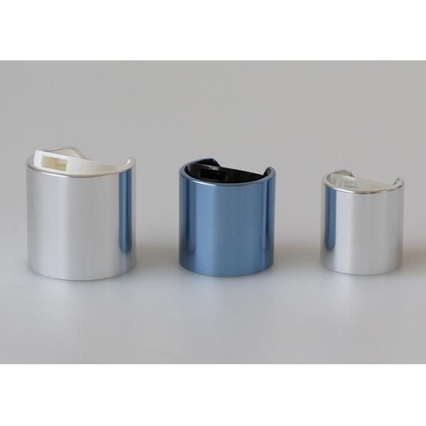 Сияющая серебряная крышка верхней части диска, поверхность штейна крышки шампуня косметическая