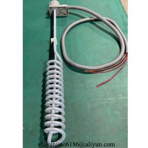 HX Style Spiral Over The Side Teflon Immersion Heater For Corrosive Chemical