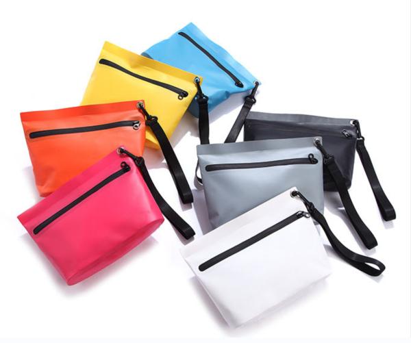 Zipper Waterproof Storage Bag Multi-Color Portable Waterproof Bag Waterproof Dry Bag Travel Handbag Pack Wash Sack Swimming Rafting Kayaking River Trekking Floating Boating Water Bags