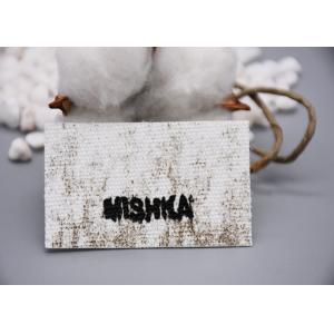Custom Cotton Printing Ink Logo Screen Printing Label For Garments