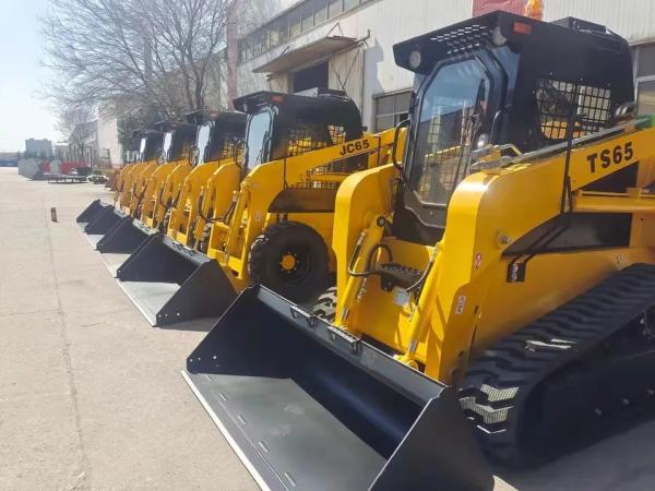 Carregador hidráulico multifuncional de roda de trilho com capacidade de balde de 0,4 cbm