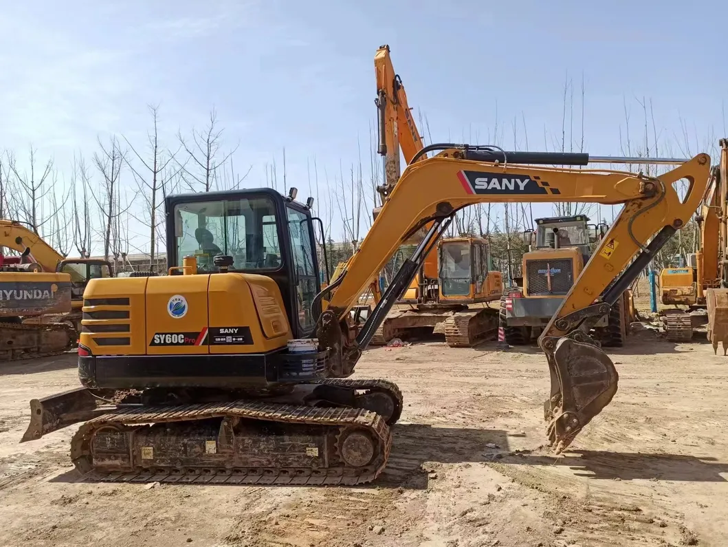 Good Machine China Brand Sany 55c 60c Mini Crawler Used Excavator Small Second Hand 5 Ton 6 Ton Digger