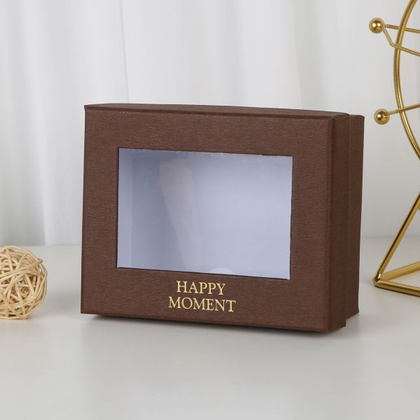 Factory birthday gift boxes Valentine's Day gift carton boxes windowed lid boxes souvenir skylight gift boxes