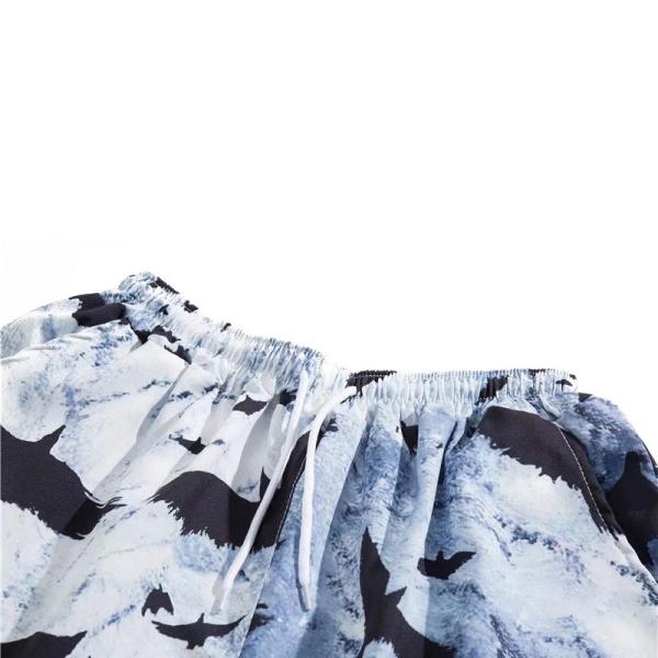 Fashion Printed Beach Surf Shorts Mens Polyester Shorts With Pockets