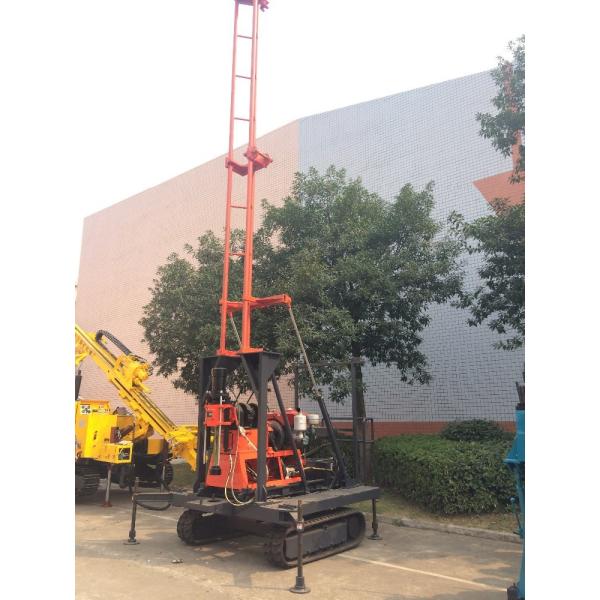 Crawler Mounted Hydraulic Drilling Machine With Hydralic Winch , Mud Pump With