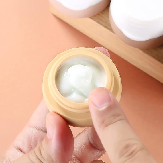 30 ml de bocal de voyage en silicone étanche aux fuites avec couvercle à vis