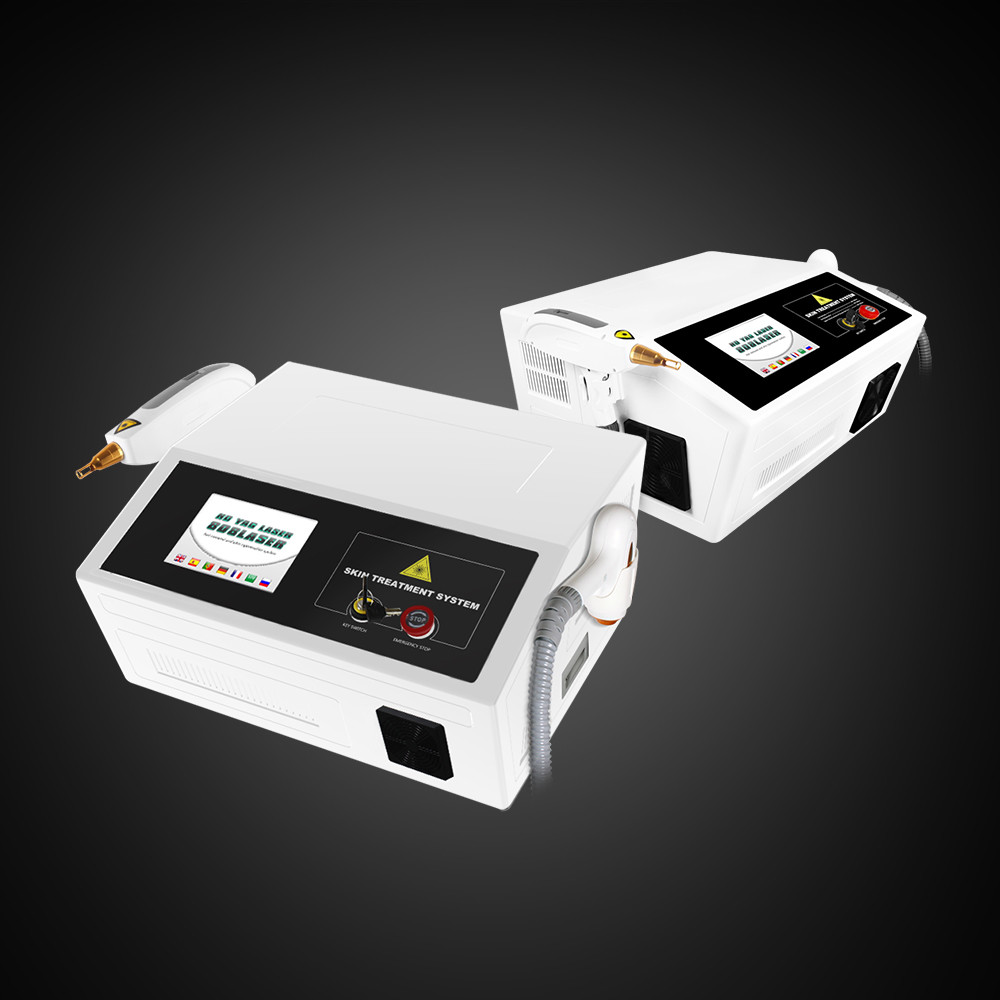 Силовой ABS Case Nd Yag Laser Q Switched Pico Laser с автоматическим охлаждением детектором воды