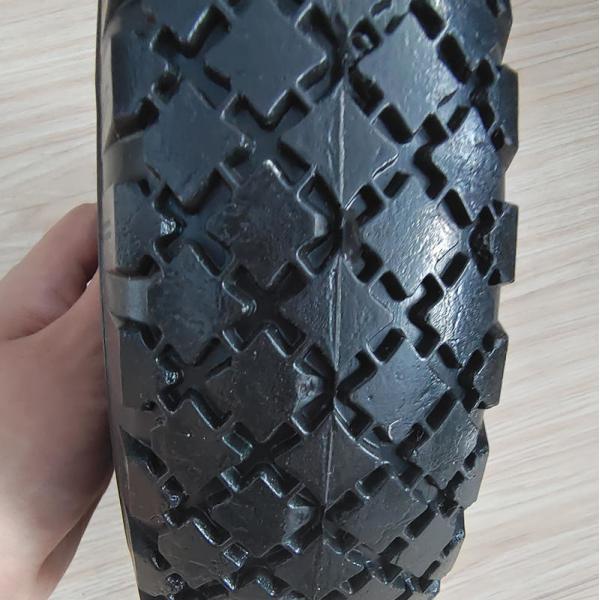 10 Inch 3.00-4 Pneumatic Rubber Tire Wheel For Hand Truck Trolley Dolly