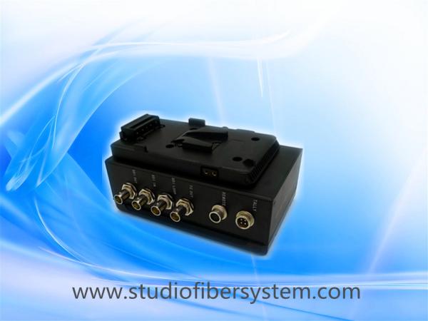 JVC camera fiber connection system(JM-EFP-J13) for live-Link  SDI Over Fiber Transport Systems applied in OB Van