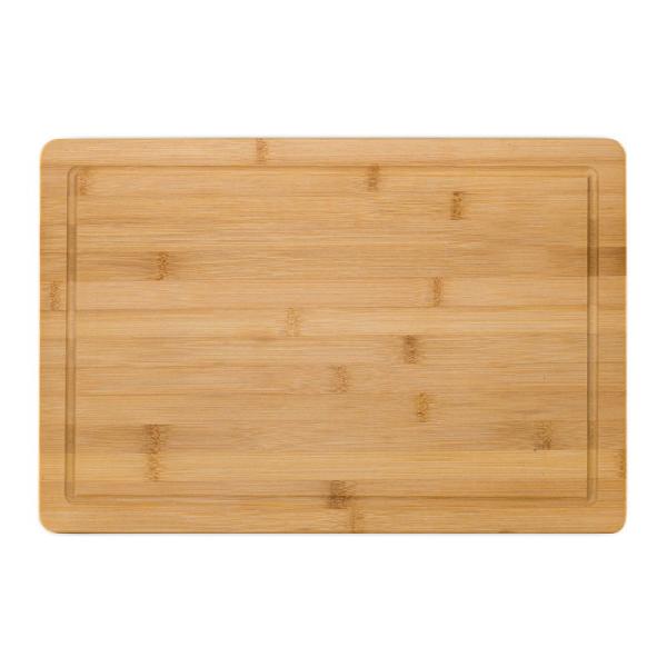 Tabla de cortar de bambú sostenible con ranura de jugo La adición perfecta a su cocina