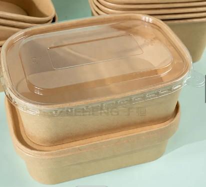 Customized Brown Kraft Paper Bowls Recycled And Eco Friendly