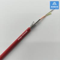 5.0mm 12 Core micro armor fiber optic cable Red LSZH Jacket FTTH